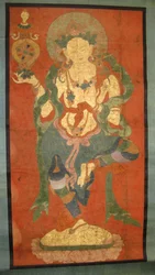 Boeddhistische begeleider, mogelijk een Dakini, late 18e eeuw
