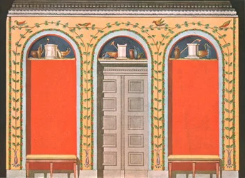 Kabinet in de Herculaneum-stijl, Leipzig, Duitsland