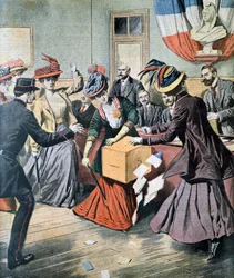 Campagne voor vrouwenkiesrecht in België, 1908