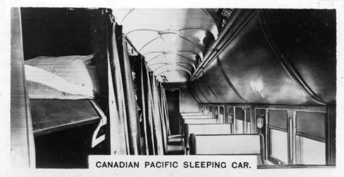 Canadian Pacific slaapwagen, Canada, ca. 1920s
