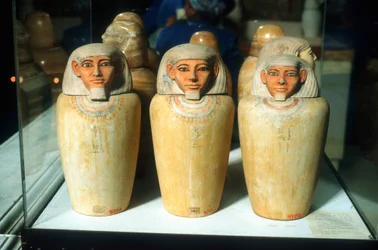Canopische kruiken, Oude Egyptische, 26e dynastie