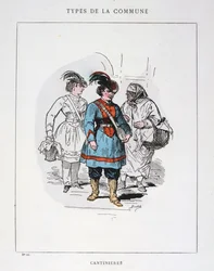 Cantinieres, Parijse Commune, 1871