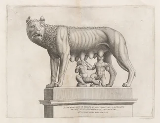 Capitolijnse Wolf met Romulus en Remus, 1552