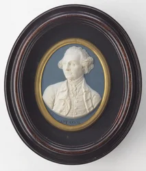 Kapitein James Cook Wedgwood portretmedaillon, ca. 1776