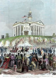 Inname van Vicksburg, Mississippi, door het Unie-leger, Amerikaanse Burgeroorlog, 4 juli 1863