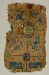 Tapijtfragment, ca. 1400s