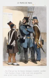 Cartoon met betrekking tot de Parijse Commune