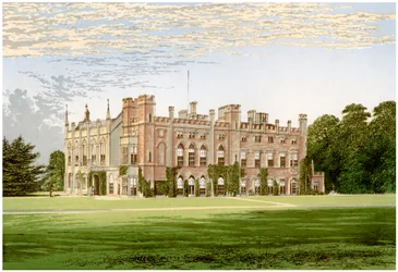 Cassiobury Park, Hertfordshire, huis van de Graaf van Essex, ca. 1880