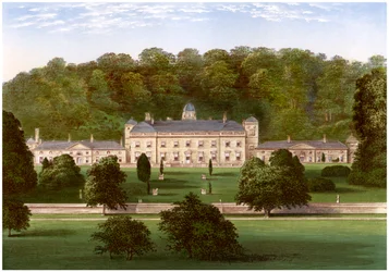 Castle Hill, Devon, huis van graaf Fortescue, ca. 1880