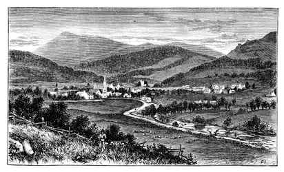Castleton van Braemar, Schotland, ca. 1888