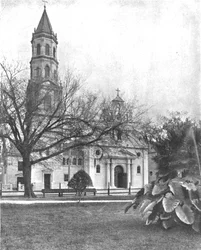 Kathedraal van St. Augustine, Florida, VS, ca. 1900