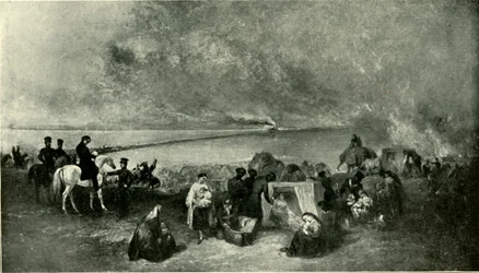 Cawnpore - De Oversteek van de Ganges met de Vluchtelingen uit Lucknow...November 1857, 1901
