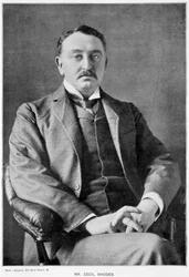 Cecil Rhodes, Engels-geboren Zuid-Afrikaanse ondernemer en staatsman, ca. 1890