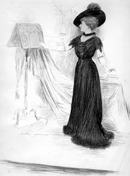 Cécile Sorel, Franse actrice, 1909