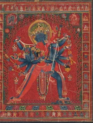 Chakrasamvara en consort Vajravarahi, 1450-1500