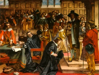 Charles I en Speaker Lenthall, ca. 1850, 1947