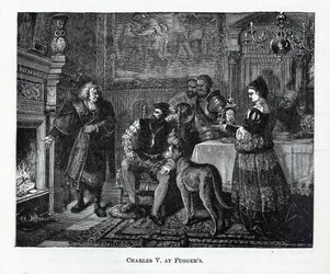 Karel V bij Fuggers, 1882