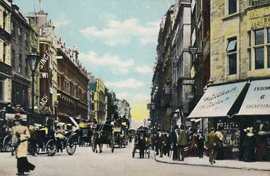 Cheapside. St. Pauls einde. Londen
