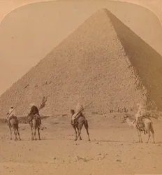 Cheops, de grootste van de piramides, Egypte, 1896