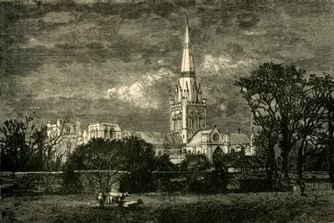 Chichester Kathedraal, Vanaf het Zuiden