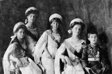 Kinderen van Tsaar Nicolaas II van Rusland, ca. 1910