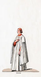 Koorjongen, kostuumontwerp voor Shakespeares toneelstuk, Henry VIII
