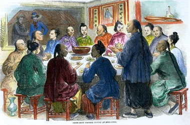 Chow-chow Chinese maaltijd in Hong Kong