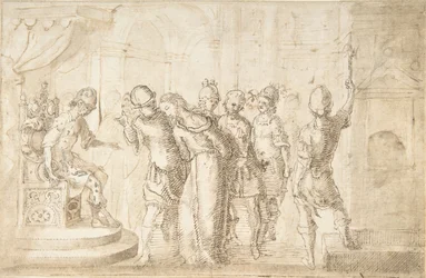 Christus voor Pontius Pilatus gebracht, 17e eeuw