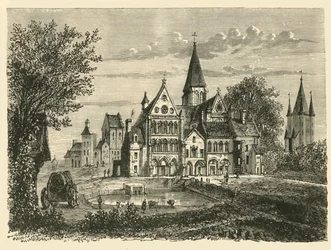 Kerk en Toren van de Tempel, Parijs, 1890