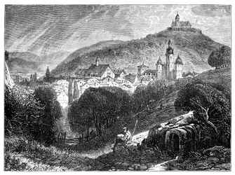 Coburg, Beieren, Duitsland, 1900