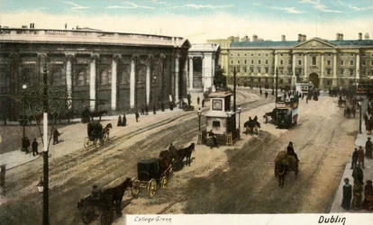 College Green - Dublin, eind 19e - begin 20e eeuw