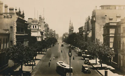 Collins Street, Melbourne, Australië, c1920s