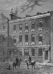 Huis van kolonel Blood, Westminster, Londen, ca. 1870-1878