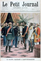 Kolonel Jean-Baptiste Marchand in Sint-Petersburg, Rusland