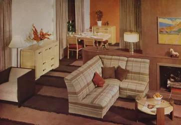 Combinatie eet-woonkamer in New York
