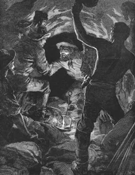 Voltooiing van de St Gotthard Tunnel onder de Alpen, 1880