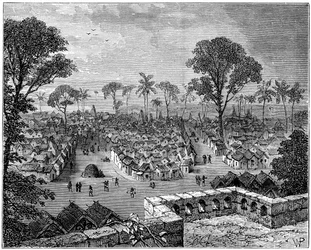Coomassie, Ashanti Oorlog, Afrika, 1900