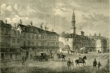 Cornhill in 1630, ca. 1872