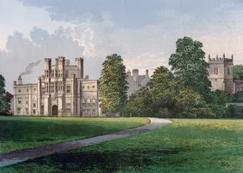 Coughton Court, Warwickshire, eind 19e eeuw