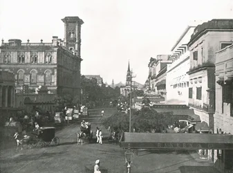 Court House Street, Calcutta, India, 1895