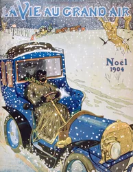 Omslag voor het kerstnummer van het tijdschrift La Vie au Grand Air, 1904