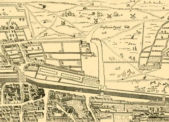 Cripplegate en omgeving, ca. 1872