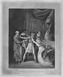 Wreedheid van Dunstan jegens Edwy & Elgiva, 1838