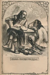 Crusoe onderwijst Vrijdag