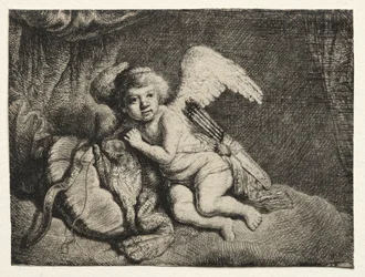 Rustende Cupido, 1600s