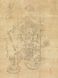 Daiitoku Myoo, 12e eeuw