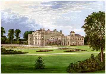 Dalton Hall, nabij Beverley, Yorkshire, huis van Lord Hotham, ca. 1880