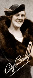 Dame Esmerelda Cicely Courtneidge DBE 1893-1980, Engelse actrice en comédienne, 1935