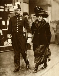 David Lloyd George en zijn vrouw Margaret, 1910, 1935