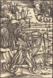 David speelt de harp, ca. 1500
